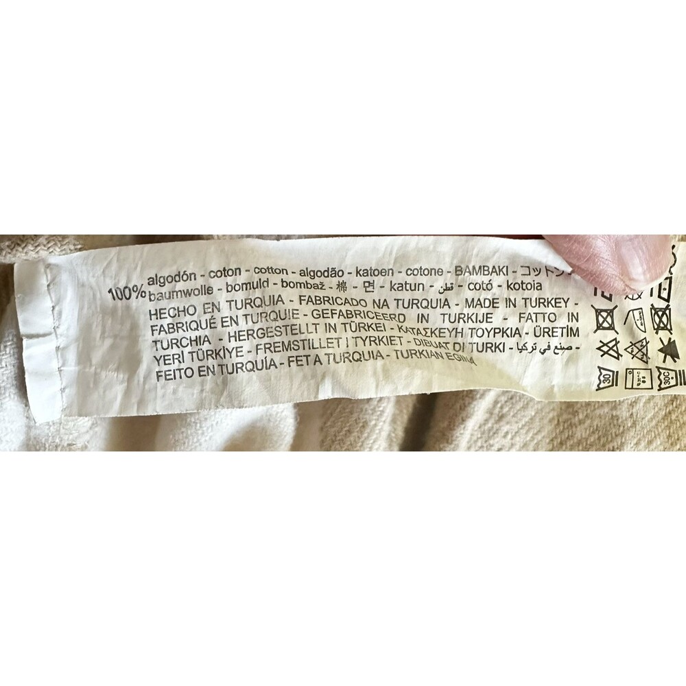 Zara Plaid 100% Cotton SHACKET Jacket Size Youth KIDS 11-12 Beige/Ivory Plaid - Picture 13 of 13